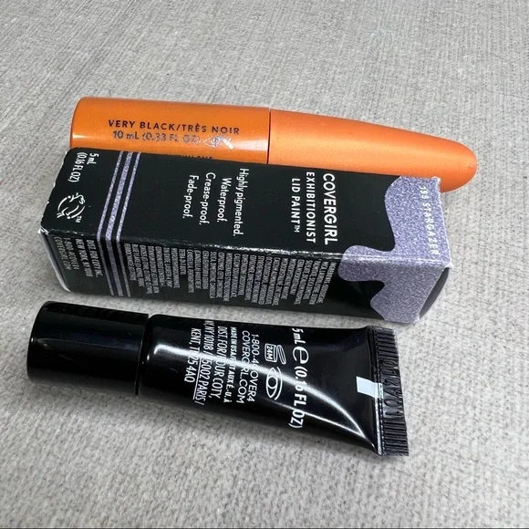 🎁3 for $30🎁 COVERGIRL Exhibitionist Lid Paint & Lash Blast Volume mascara mini - Picture 3 of 5